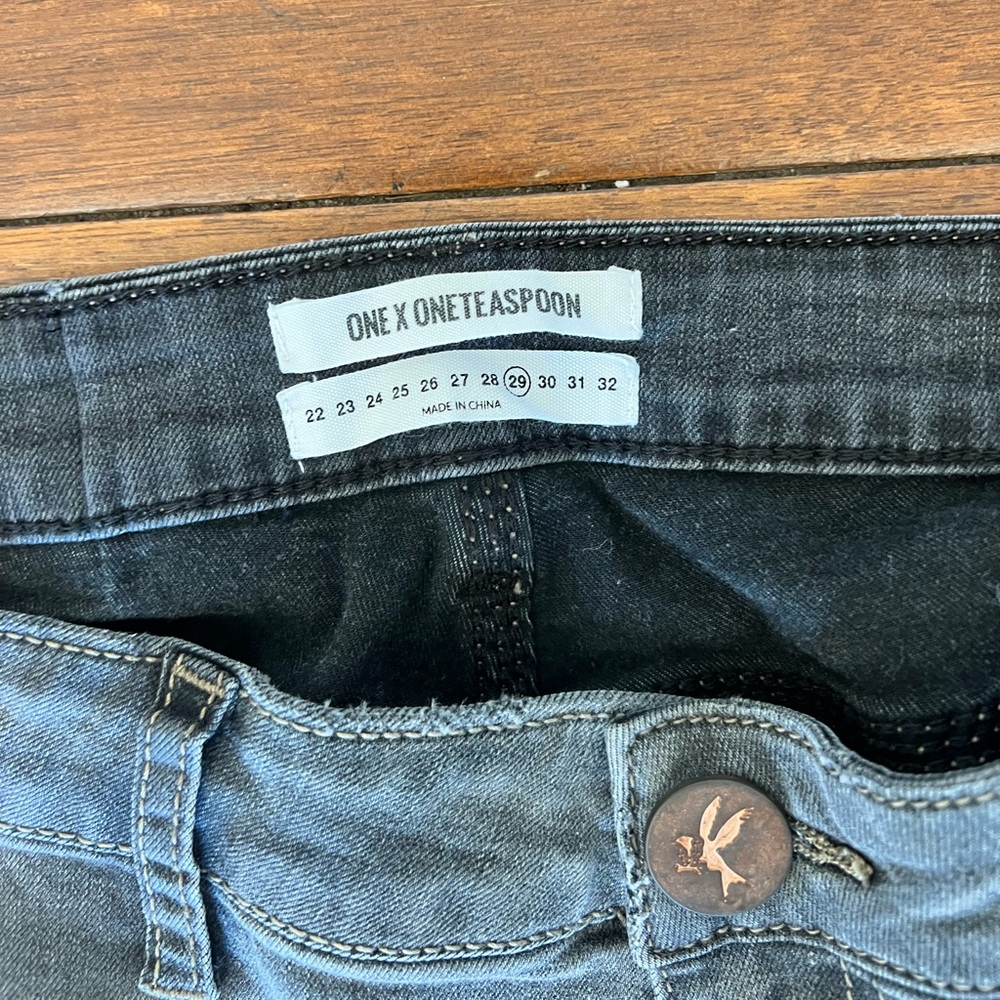One Teaspoon Low Rise Jeans - Picture 2 of 6